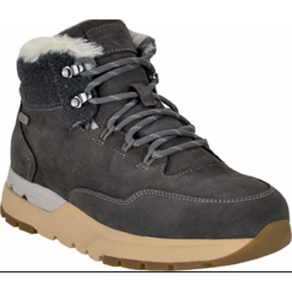 Rockport Works Womens Composite Toe‎ WP Hiker Work Boot RP777 Gray Size 10